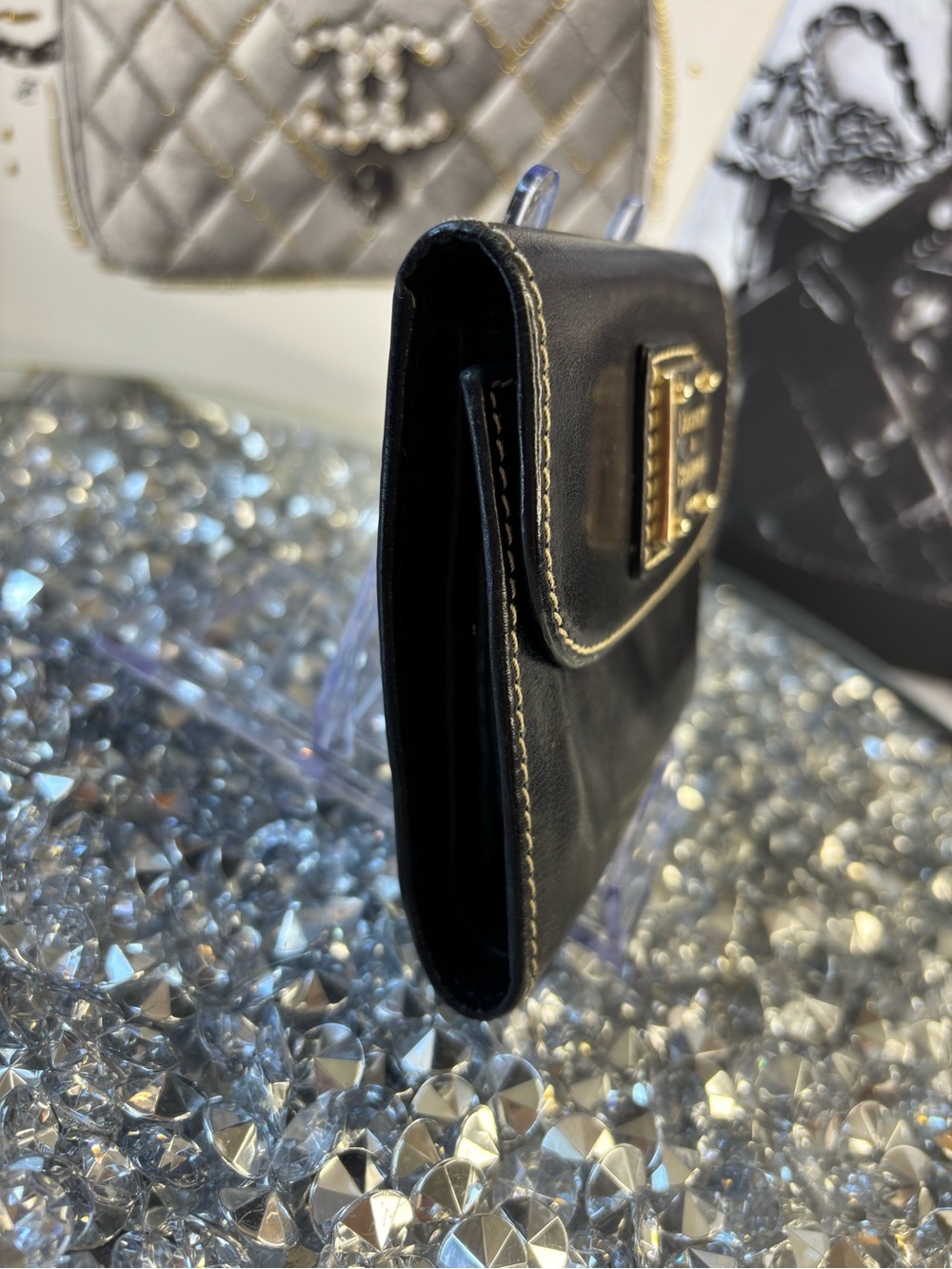 Dooney & Bourke Anniversary Edition black leather wallet EUC - Picture 6 of 12